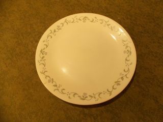Set Of 2 Corelle Country Cottage 10 1/4 Dinner Plates Green Vines Blue Hearts