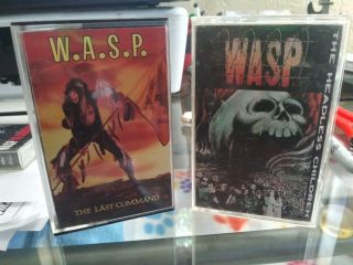 Wasp Last Command And Headless Children Cassette Rare Lawless W.  A.  S.  P.