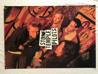 Stone Temple Pilots 1993 Promo Poster Atlantic Records Stp