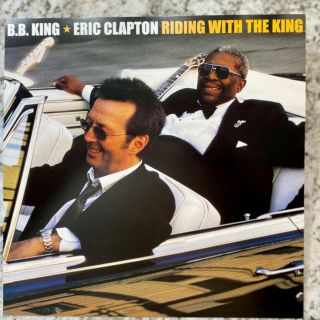 B.  B.  King/eric Clapton: Riding With The King Poster; 2 Sided - 12 " X12 ",  Lp - Sized