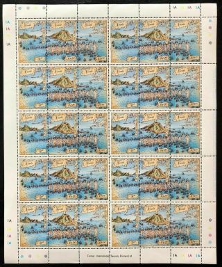 Nevis 580 Sheet Of 30 1989 Mnh