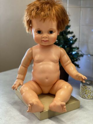 Ideal Vintage Large Baby Crissy Chrissy Doll Grow Hair 1987
