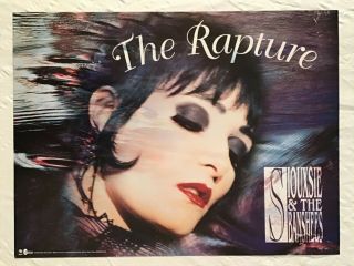 Siouxsie And The Banshees 1995 Promo Poster The Rapture Geffen Records