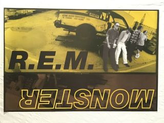 R.  E.  M.  1994 Matte Promo Poster Monster Michael Stipe Rem