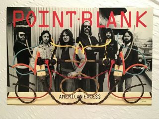 Point Blank 1981 Promo Poster American Excess Nicole Mca Records