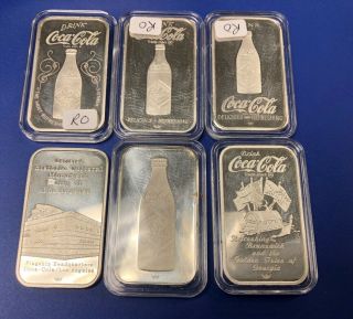 75th Anniversary Silver Coca Cola Bars