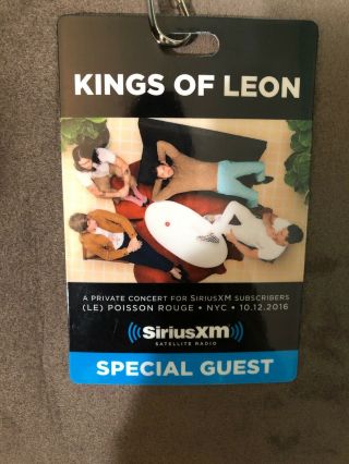 Kings Of Leon Guest Pass Ticket Sirius Nyc Private Concert