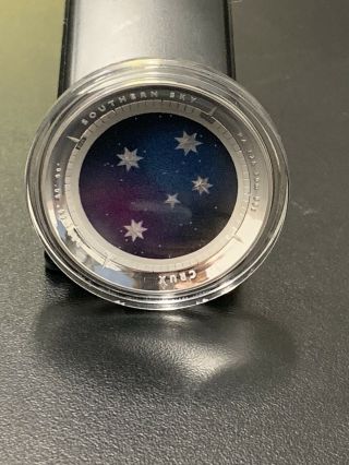 2012 Australian Southern Sky Crux 1 Oz.  999 Silver $5 Coin Bu