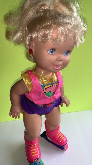Vintage 1991 Tyco California Roller Girl Doll 14 Inch.
