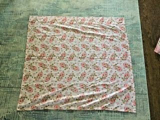Vintage Handmade Strawberry Shortcake Curtain 38 " X 42 " Or Use As Material 1980s