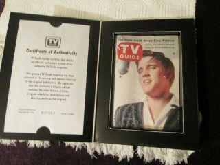 The Plain Truth Elvis Presley Reissue Of Tv Guide September 8 - 14 1956
