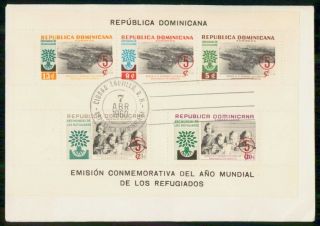 Mayfairstamps Dominican Republic 1960 Year Of Refugee Combo Cover Wwk_12099