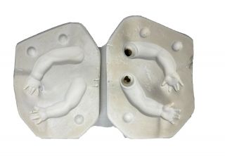 Vintage Byron Molds Ceramic Baby Billy Arms Bh 926 Plaster Mold 1974