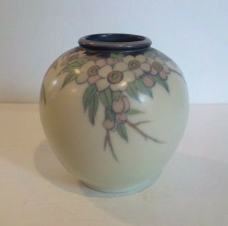 Rookwood Art Pottery Vellum Vase 5204 F,  Lenore Asbury,  C.  1931