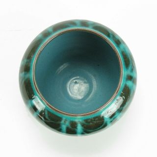 Marblehead Pottery Arthur Baggs 1926 Egyptian blue garland vase Arts & Crafts 6