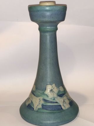Newcomb College Pottery 1926 Candlestick 7.  5” Tall