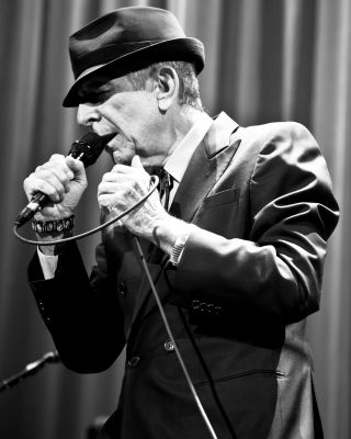 Leonard Cohen - 8x10 B&w Photo