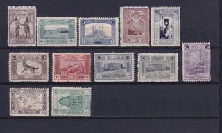 Turkey In Asia Anatolia 1922,  Sc 78 - 89,  Cv 1785 $,  Mh/mnh