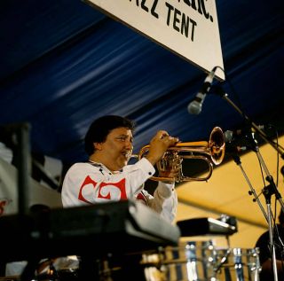Arturo Sandoval Famous Jazz Trumpet Player Old Music Photo 1