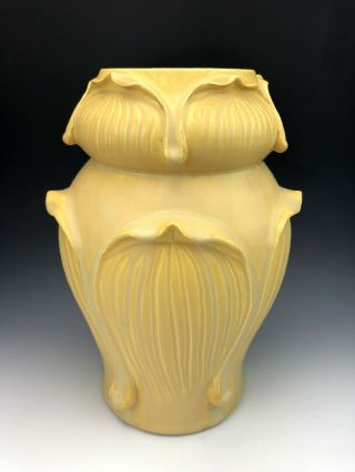 Rare Door Pottery " Kendrick " Vase Grueby Style By Scott Draves 2007 Discontinued