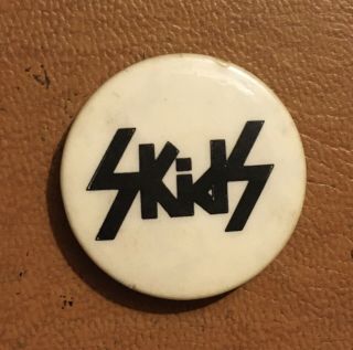 Skids Vintage Pin Badge 1970 