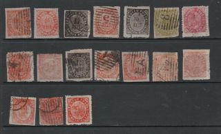 Portuguese India - 17 Old Stamps - Value ??