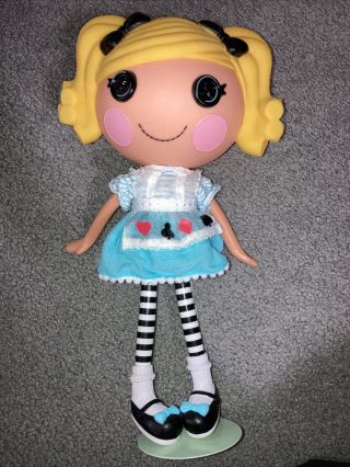 Alice In (wonderland) Lalaloopsy Land Full Size Doll No Pet Includes Stand