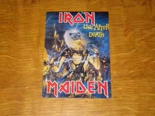 Iron Maiden - Live After Death - Vintage Postcard  (promo)