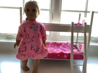 18 inch doll bunk bed with latter 2