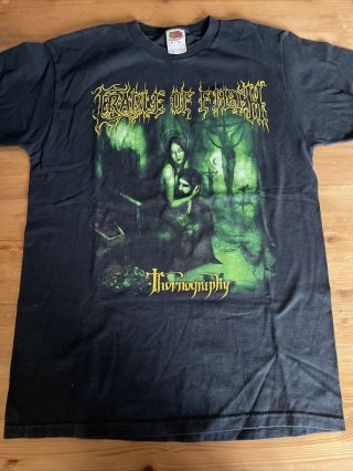 Cradle Of Filth.  Thornography Tour T Shirt Pre Owned