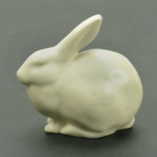 Rookwood Pottery Production White Rabbit Paperweight Arts & Crafts 1937