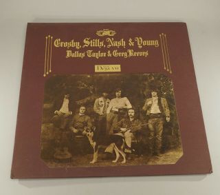 Vintage 1970 Crosby Stills Nash & Young Deja Vu 33 1/3 Rpm Record Album