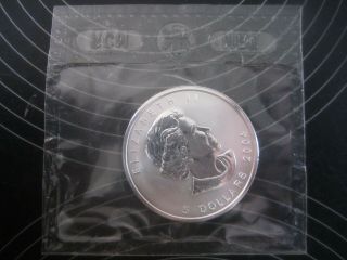 $5 2004 Silver Maple Leaf Roman Zodiac with Pisces Privy Mark 2
