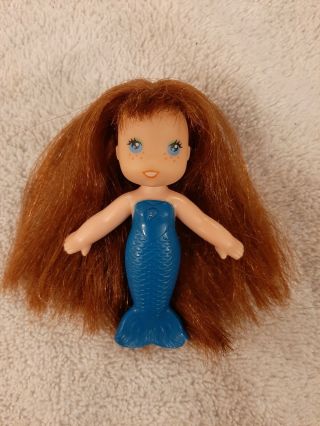 Rare Vintage 1979 Kenner Sea Wees Merry Mermaid Blue