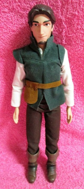 Disney Store Tangled Flynn Rider Eugene Fitzherbert Boy Doll 12 "