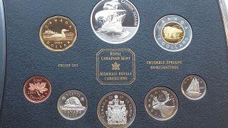 2004 Canada Silver Proof Coin Set,  400th Of French Settlement In North America