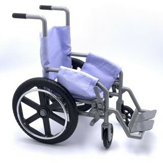 American Girl Doll Purple Wheel Chair