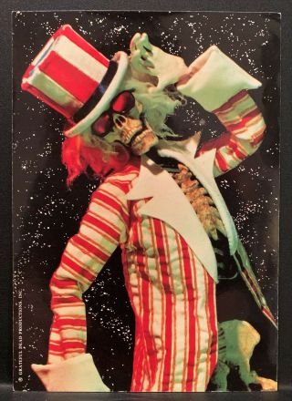Rare 1981 4x6 " The Grateful Dead Movie " Postcard For The Release On Vhs Tape
