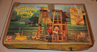 Vintage The Sunshine Family Farm With Box And Instructions