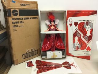 Nrfb 1994 Bob Mackie Barbie Doll 12046 - Queen Of Hearts With Box/shipper