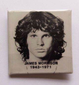 Jim Morrison 1943 - 1971 The Doors Vtg 2 " Promo Badge/pin