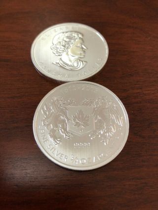 1812 2012 Canadian Silver War Of 1812 Canada Dollar 3/4 Ounce Silver