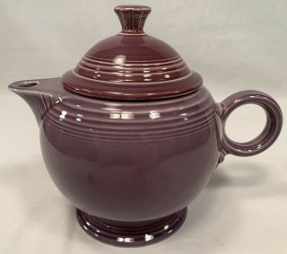 Fiestaware Lilac Teapot Fiesta HLC Homer Laughlin Tea Pot 3