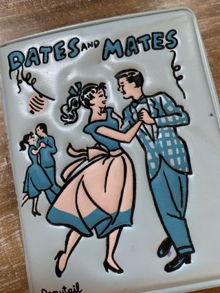 Vtg”dates And Mates”ponytail - Blue - Fashion - Photos - Black Book 50’s 60’s Rare - Old