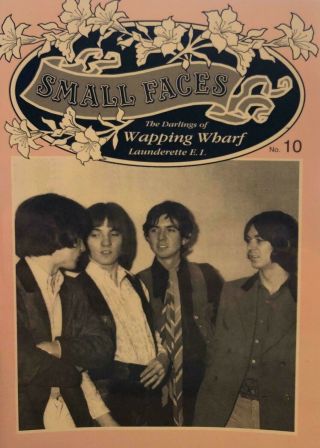 The Darlings Of Wapping Wharf Small Faces Fanzine Vol 10 Mod 60s Steve Marriott