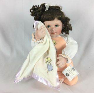 Ashton Drake “the Lord Is My Shepherd” Precious Moments Porcelain Baby Doll