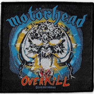 Official Licensed Merch Woven Sew - On Patch Heavy Metal Rock Motorhead Overkill