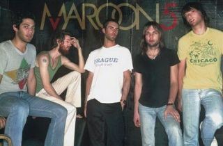 Maroon 5 Poster - Group Shot Pose Color Five 24x36
