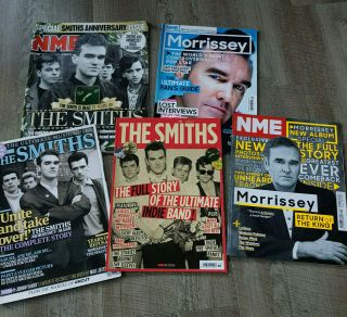5 X Smiths Morrissey Magazines Nme Uncut