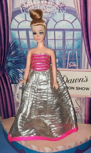 Vintage Topper Dawn Doll Denise Model Melanie Gown Exc.  $27.  99